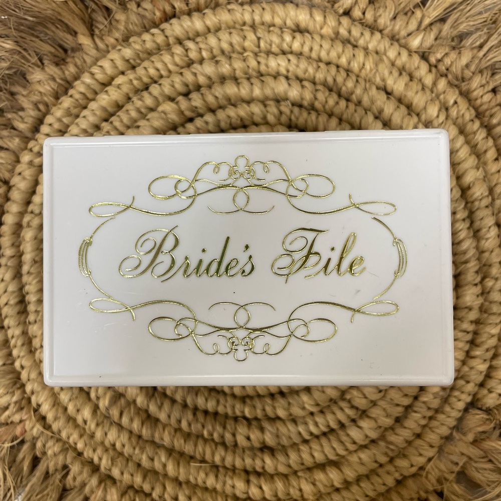 SOLD VTG Bridal Box with NEW cards